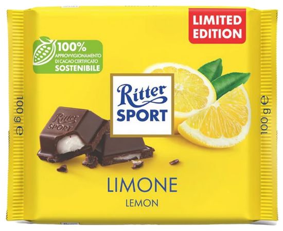 Immagine di RITTER TAVOLETTE 12pz 100gr LIMONE