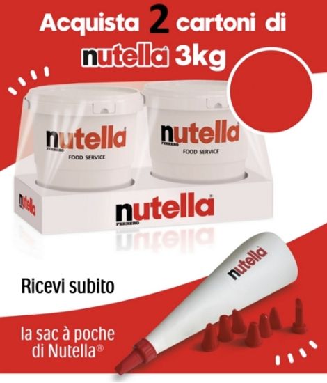 Picture of FERRERO NUTELLA 2pz BARATTOLO 3kg + OMAGGIO composto da: