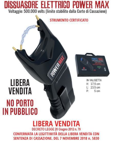 Immagine di DISSUASORE ELETTRICO 500.000V 1pz DEFENCE SYSTEM