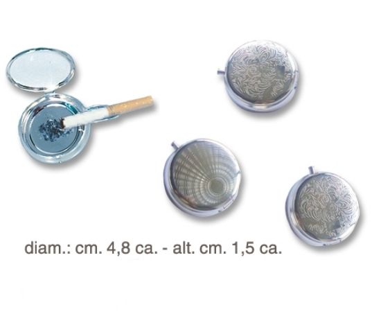 Immagine di PORTACENERE DA TASCA 6pz INCISO - TASCABILE