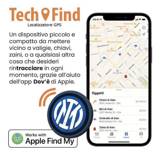 Immagine di LOCALIZZATORE TRACKER TECH FIND INTER 1pz TECHMADE