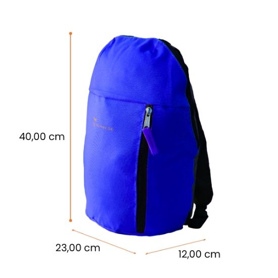 Picture of BORSA ZAINO YOUNG TECHMADE BLU 1pz SINTETICO 23x12x40cm