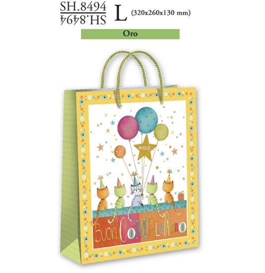 Picture of SACCHETTI SHOPPER DECOR BAMBINI L 6pz