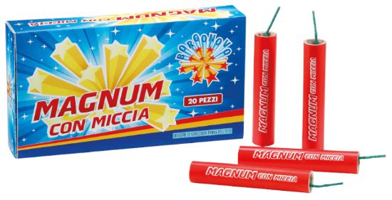 Immagine di PETARDI MAGNUM CON MICCIA 20x20pcs  BORGONOVO