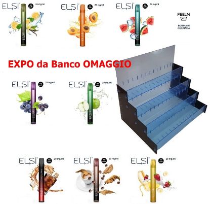 Immagine di ESPOSITORE ELSI ONE 80pz 20mg/ml + EXPO DA BANCO BIG PLEX