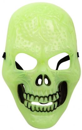 Picture of MASCHERA SCHELETRO VERDE IN PLASTICA RIGIDA