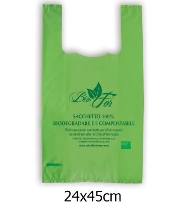 Picture of SACCHETTI SHOPPER A 24x45cm 4kg BIOCOMPOSTABILI - PESANTI