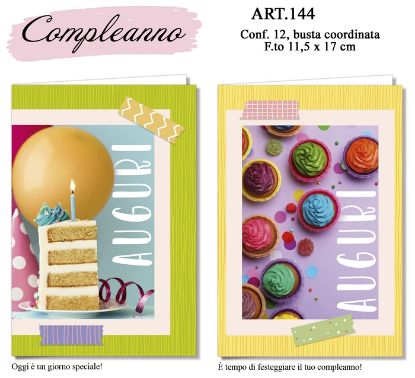 Picture of BLIGLIETTI CROMO COMPLEANNO EMOZIONI A COLORI 12pz