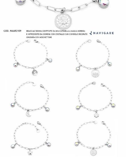 Immagine di BRACCIALE DONNA NAVIGARE 3pz + SCATOLA REGALO (promo)