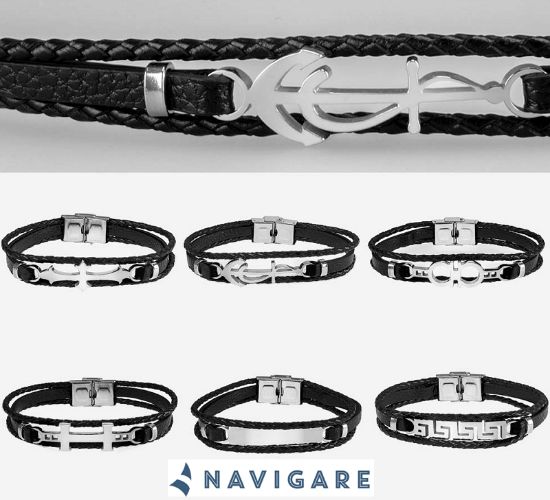 Picture of BRACCIALE UOMO NAVIGARE 4pz + SCATOLA REGALO (promo)