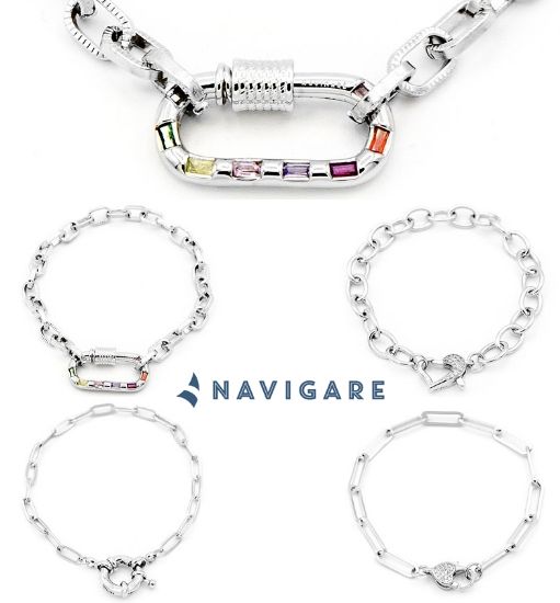 Immagine di BRACCIALE DONNA NAVIGARE 4pz + SCATOLA REGALO (promo)