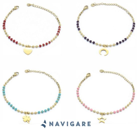 Immagine di BRACCIALE DONNA NAVIGARE 4pz + SCATOLA REGALO (promo)