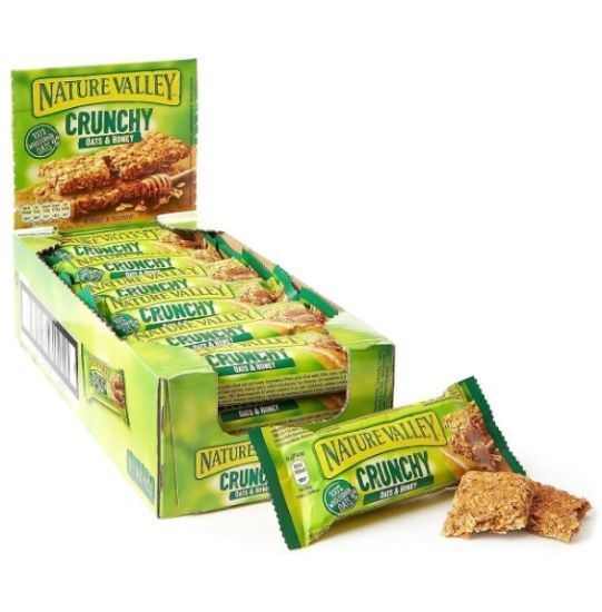 Immagine di BARRETTA NATURE VALLEY CRUNCHY 18pz 42gr AVENA & MIELE senza lattosio