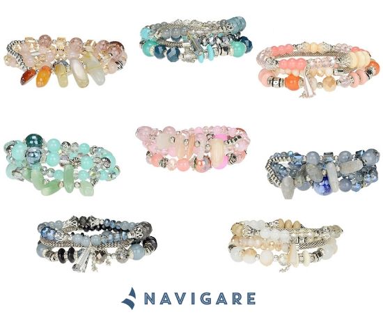 Immagine di BRACCIALE DONNA NAVIGARE 8pz + SCATOLA REGALO (promo)