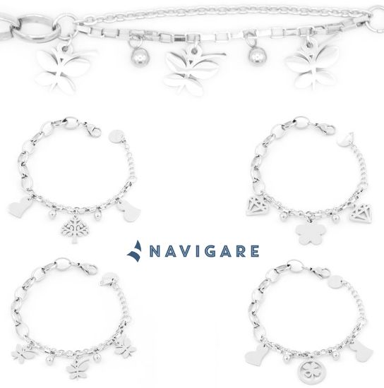 Immagine di BRACCIALE DONNA NAVIGARE 3pz + SCATOLA REGALO (promo)