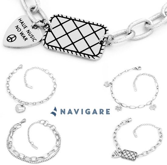 Immagine di BRACCIALE DONNA NAVIGARE 4pz + SCATOLA REGALO (promo)