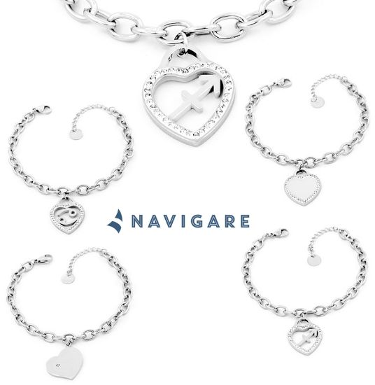 Immagine di BRACCIALE DONNA NAVIGARE 4pz + SCATOLA REGALO (promo)