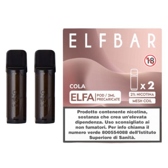 Picture of ELFBAR ELFA RIC. POD 1x2pz 20mg/ml COLA - PLN010811