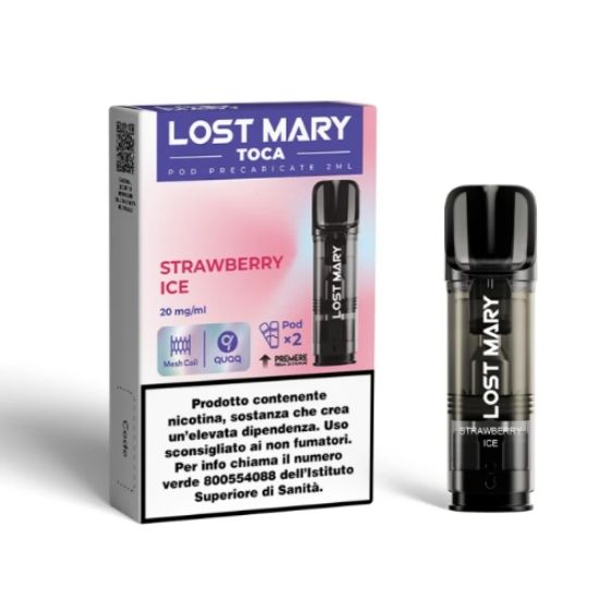 Immagine di ELFBAR LOSTMARY TOCA RIC. POD 1x2pz 20mg/ml STRAWBERRY ICE - PLN012185