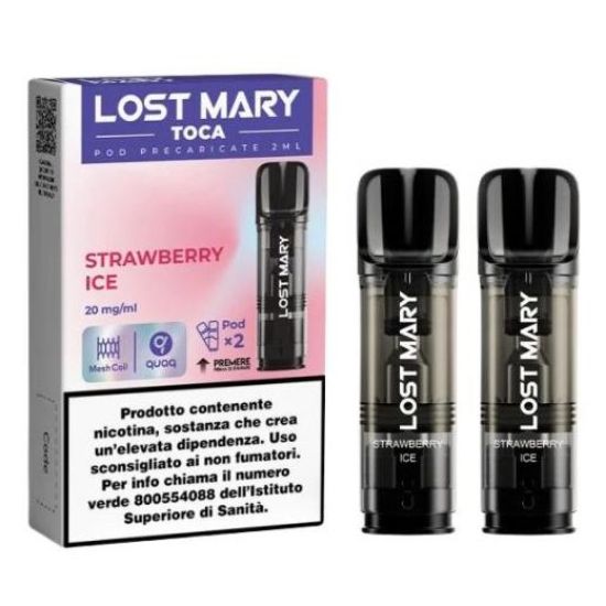 Immagine di ELFBAR LOSTMARY TOCA RIC. POD 1x2pz 20mg/ml STRAWBERRY ICE - PLN012185