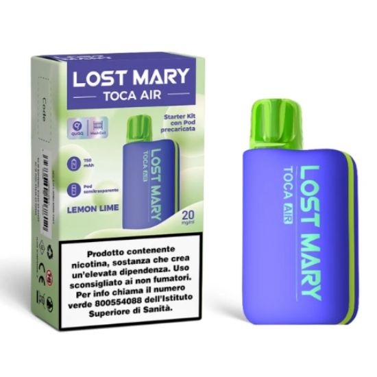 Immagine di ELFBAR LOSTMARY TOCA DEVICE+POD 1pz 20mg/ml LEMON LIME - PLN012183