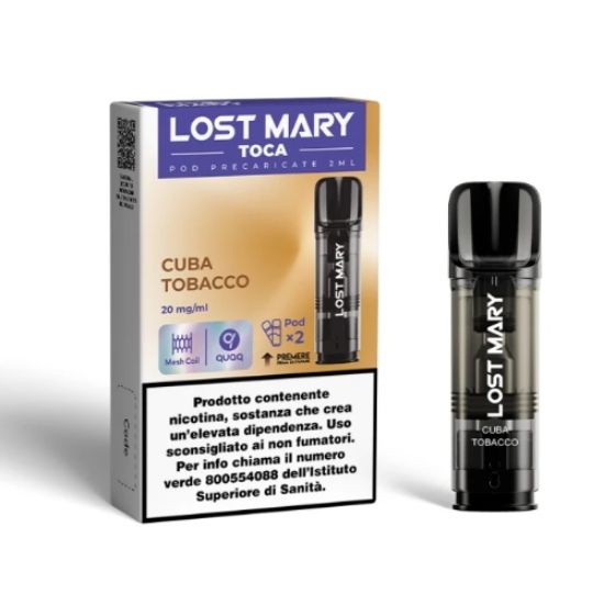 Picture of ELFBAR LOSTMARY TOCA RIC. POD 1x2pz 20mg/ml CUBA TOBACCO - PLN012182