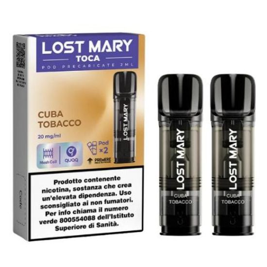 Immagine di ELFBAR LOSTMARY TOCA RIC. POD 1x2pz 20mg/ml CUBA TOBACCO - PLN012182