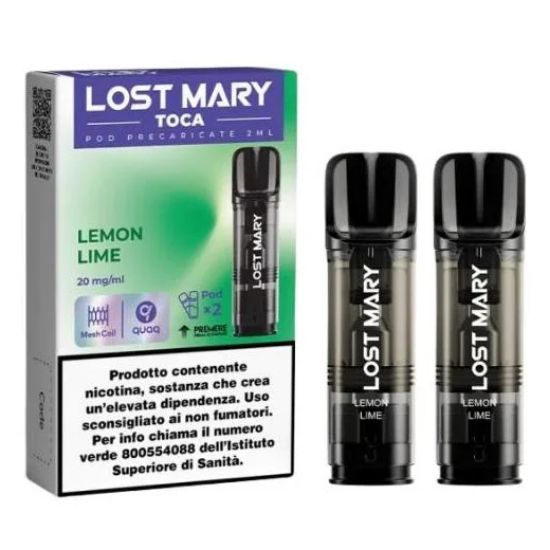 Picture of ELFBAR LOSTMARY TOCA RIC. POD 1x2pz 20mg/ml LEMON LIME - PLN012183