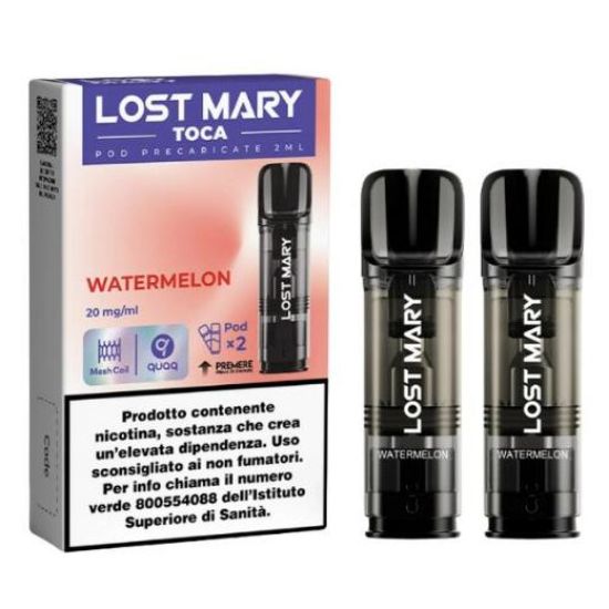 Immagine di ELFBAR LOSTMARY TOCA RIC. POD 1x2pz 20mg/ml WATERMELON - PLN012188