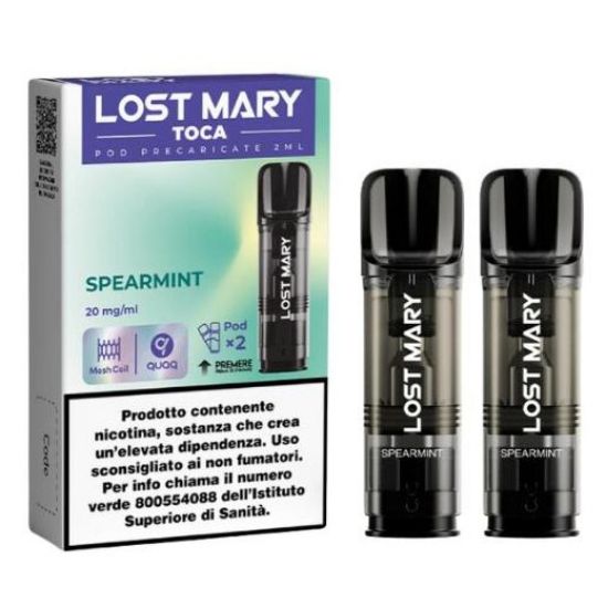 Immagine di ELFBAR LOSTMARY TOCA RIC. POD 1x2pz 20mg/ml SPEARMINT - PLN012184