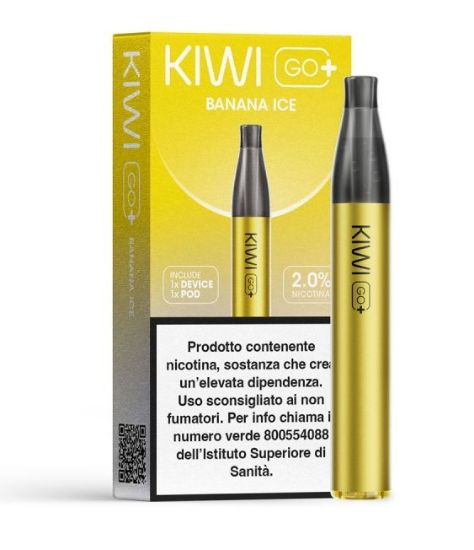 Picture of KIWI GO PLUS STARTER KIT + POD 1pz BANANA ICE 2ml 20mg/ml - PLN012771