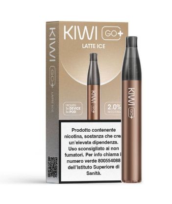 Picture of KIWI GO PLUS STARTER KIT + POD 1pz LATTE ICE 2ml 20mg/ml - PLN012775