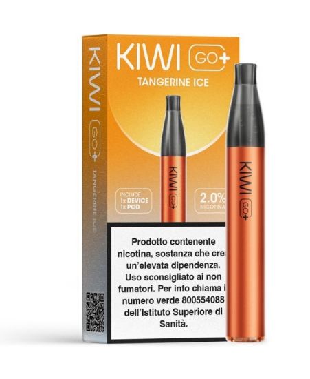 Picture of KIWI GO PLUS STARTER KIT + POD 1pz TANGERINE ICE 2ml 20mg/ml - PLN012778