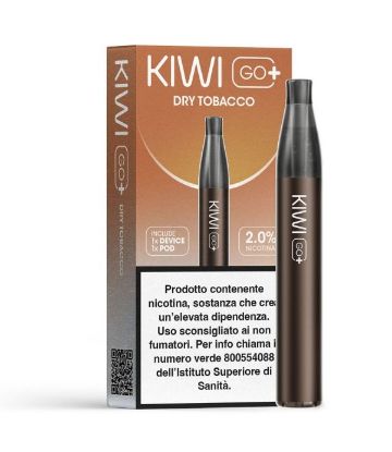 Immagine di KIWI GO PLUS STARTER KIT + POD 1pz DRY TOBACCO 2ml 20mg/ml - PLN012780