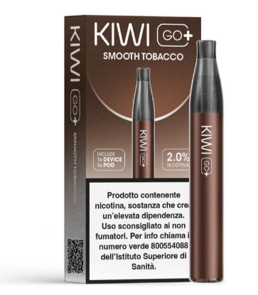 Picture of KIWI GO PLUS STARTER KIT + POD 1pz SMOOTH TOBACCO 2ml 20mg/ml - PLN012779