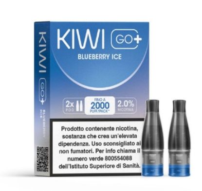 Immagine di KIWI GO PLUS POD 1x2pz BLUEBERRY ICE 2ml 20mg/ml - PLN012782