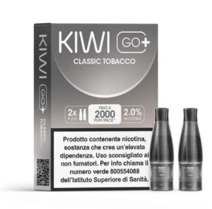 Immagine di KIWI GO PLUS POD 1x2pz CLASSIC TOBACCO 2ml 20mg/ml - PLN012781