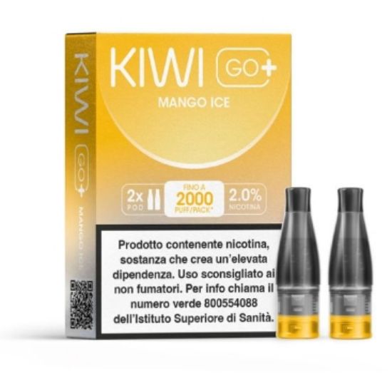 Immagine di KIWI GO PLUS POD 1x2pz MANGO ICE 2ml 20mg/ml - PLN012782