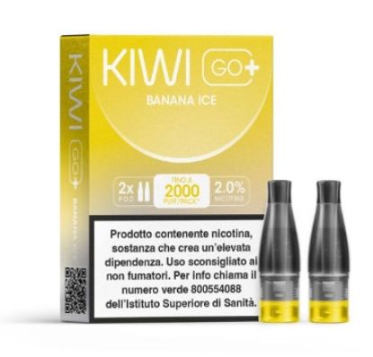 Immagine di KIWI GO PLUS POD 1x2pz BANANA ICE 2ml 20mg/ml - PLN012785