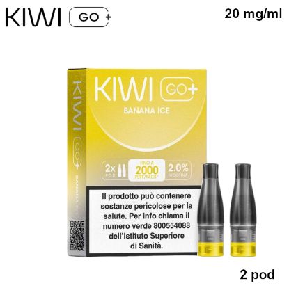 Immagine di KIWI GO PLUS POD 1x2pz BANANA ICE 2ml 20mg/ml - PLN012785