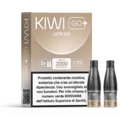 Immagine di KIWI GO PLUS POD 1x2pz LATTE ICE 2ml 20mg/ml - PLN012789