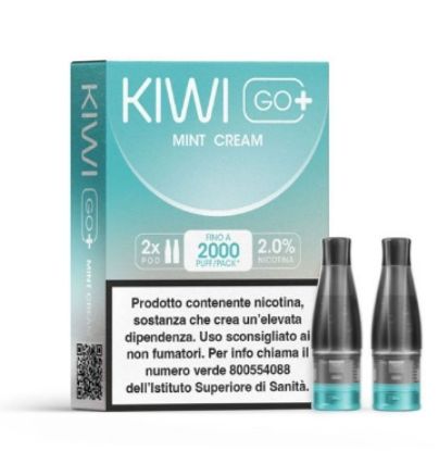 Immagine di KIWI GO PLUS POD 1x2pz MINT CREAM 2ml 20mg/ml - PLN012790