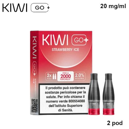 Immagine di KIWI GO PLUS POD 1x2pz STRAWBERRY ICE 2ml 20mg/ml - PLN012791