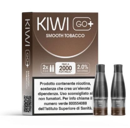 Immagine di KIWI GO PLUS POD 1x2pz SMOOTH TOBACCO 2ml 20mg/ml - PLN012793