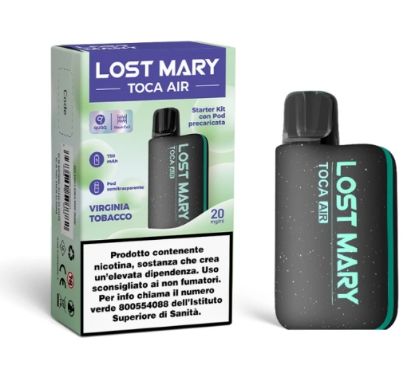 Picture of ELFBAR LOSTMARY TOCA DEVICE+POD 1pz 20mg/ml VIRGINIA TOBACCO - PLN012187