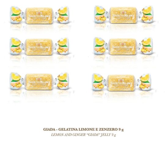 Picture of BARATTI&MILANO GELATINA BUSTA 500gr. LIMONE/ZENZERO - SENZA GLUTINE