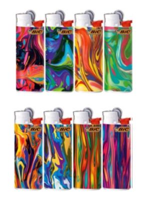 Picture of ACCENDINO BIC MINI J25 PIETRINA 50pz FLUID COLORS