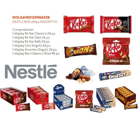 Picture of NESTLE BOX ASSORTITO 216pz - composto da: