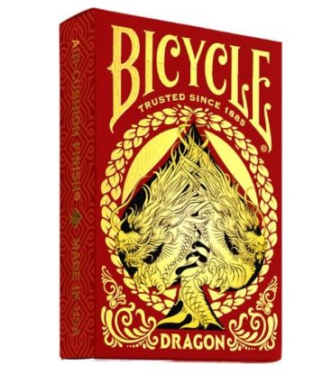 Immagine di CARTE DA POKER BICYCLE 1pz Dragon Red 2024