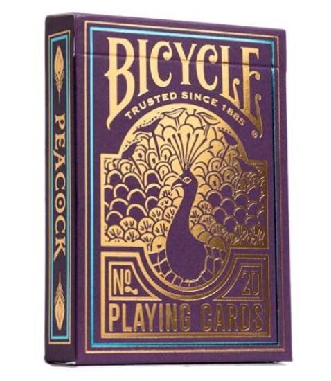 Immagine di CARTE DA POKER BICYCLE 1pz Peacock Purple